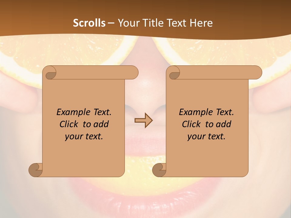Funny Orange PowerPoint Template