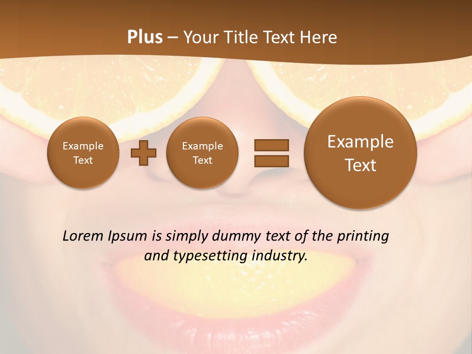 Funny Orange PowerPoint Template