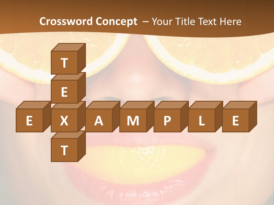 Funny Orange PowerPoint Template