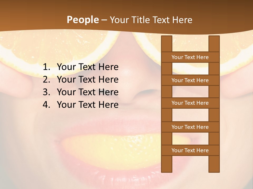 Funny Orange PowerPoint Template
