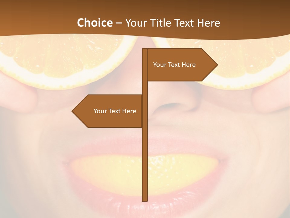 Funny Orange PowerPoint Template
