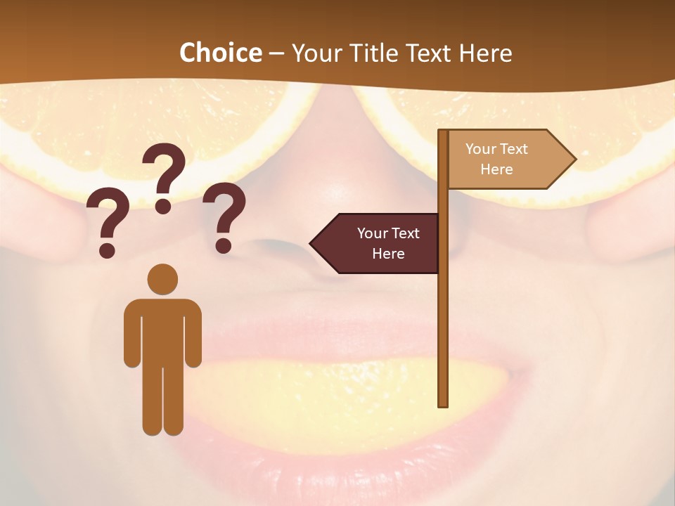 Funny Orange PowerPoint Template