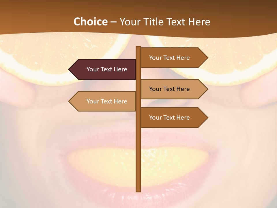 Funny Orange PowerPoint Template