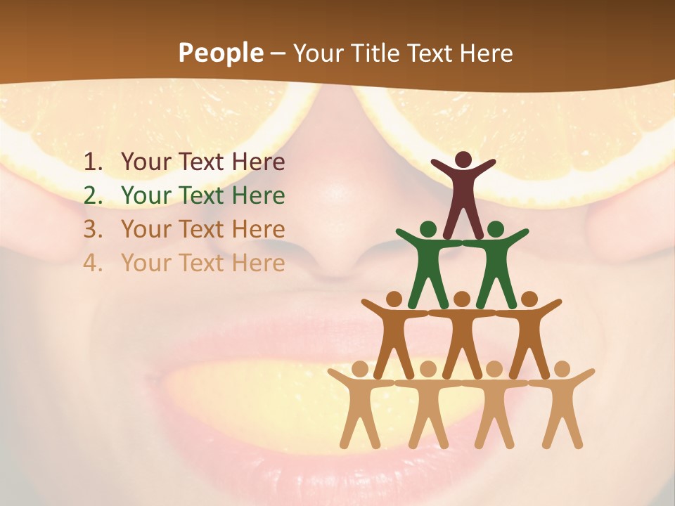 Funny Orange PowerPoint Template