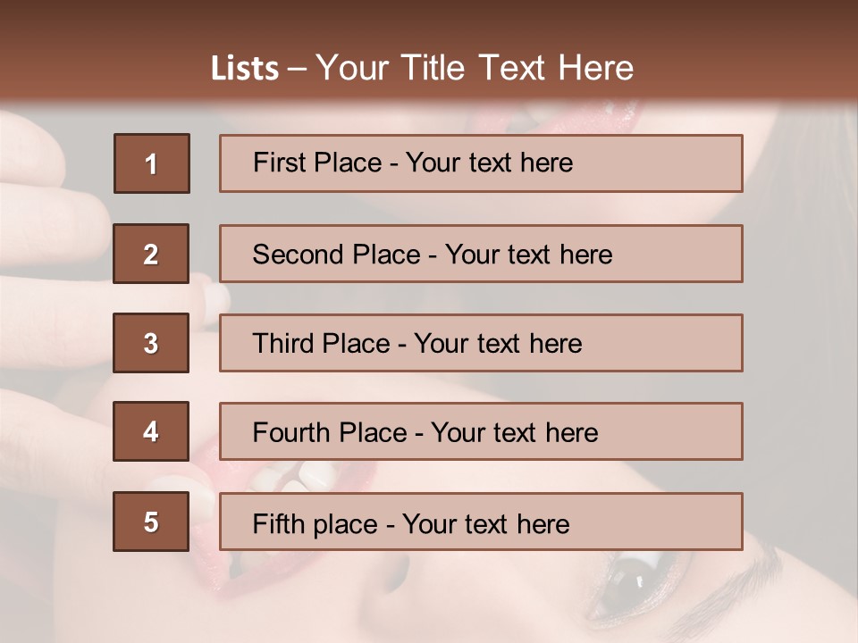 Sensual Skin Lust PowerPoint Template