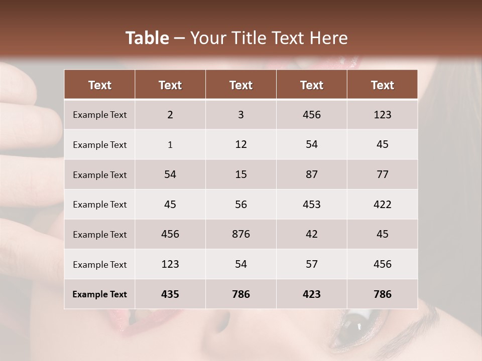 Sensual Skin Lust PowerPoint Template