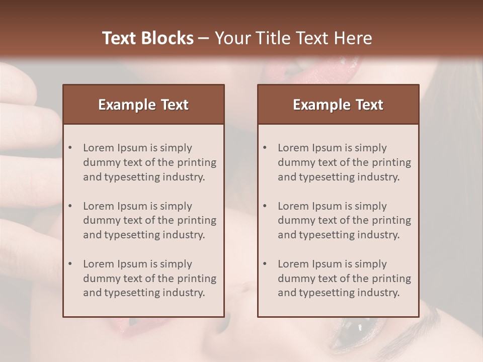 Sensual Skin Lust PowerPoint Template