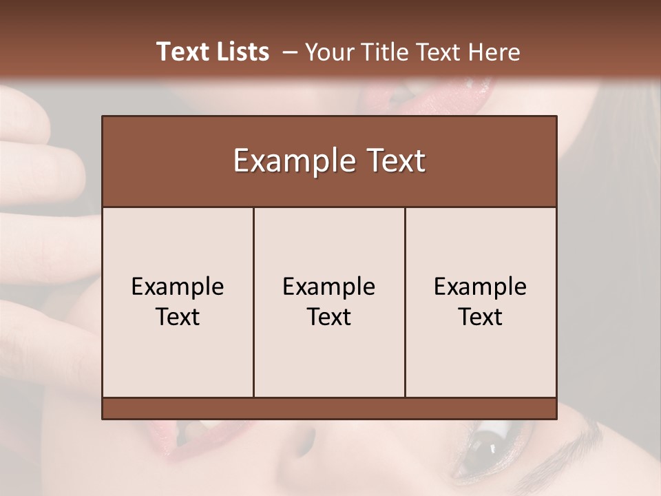 Sensual Skin Lust PowerPoint Template