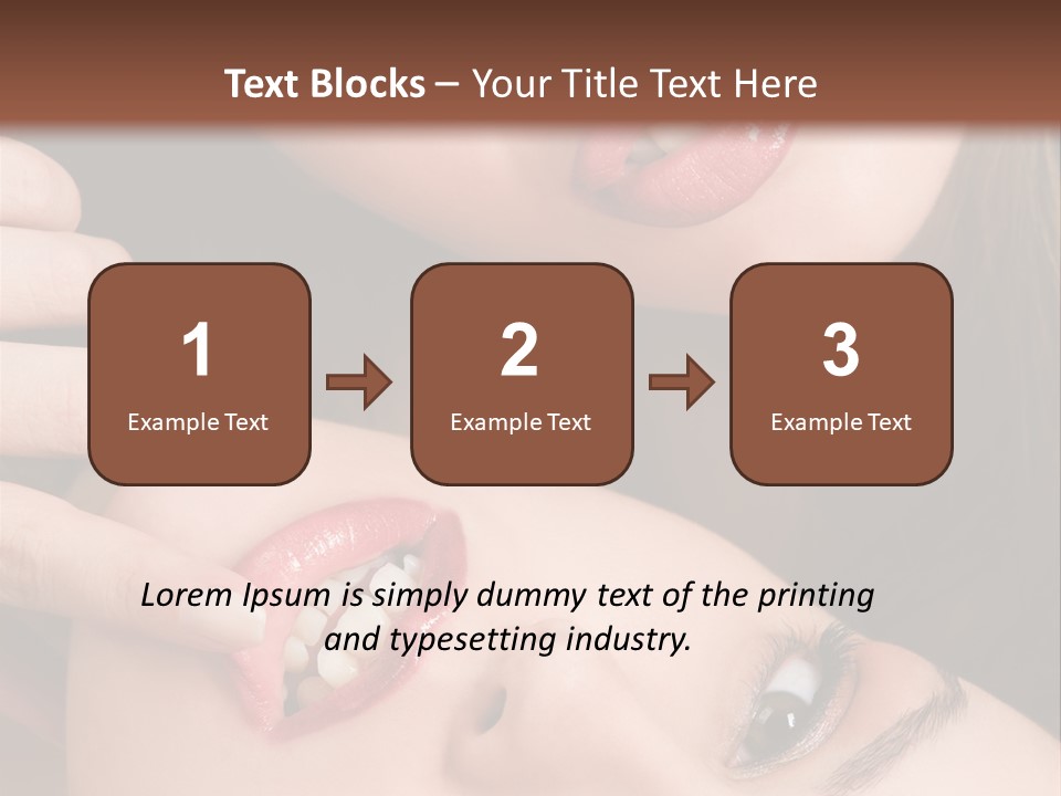 Sensual Skin Lust PowerPoint Template
