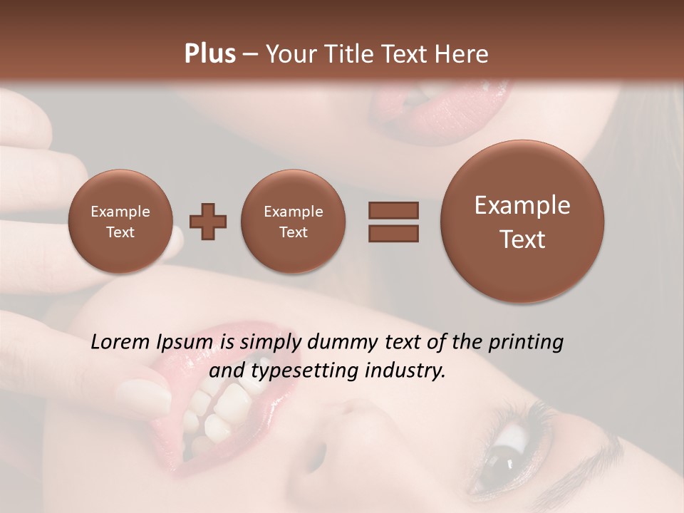 Sensual Skin Lust PowerPoint Template
