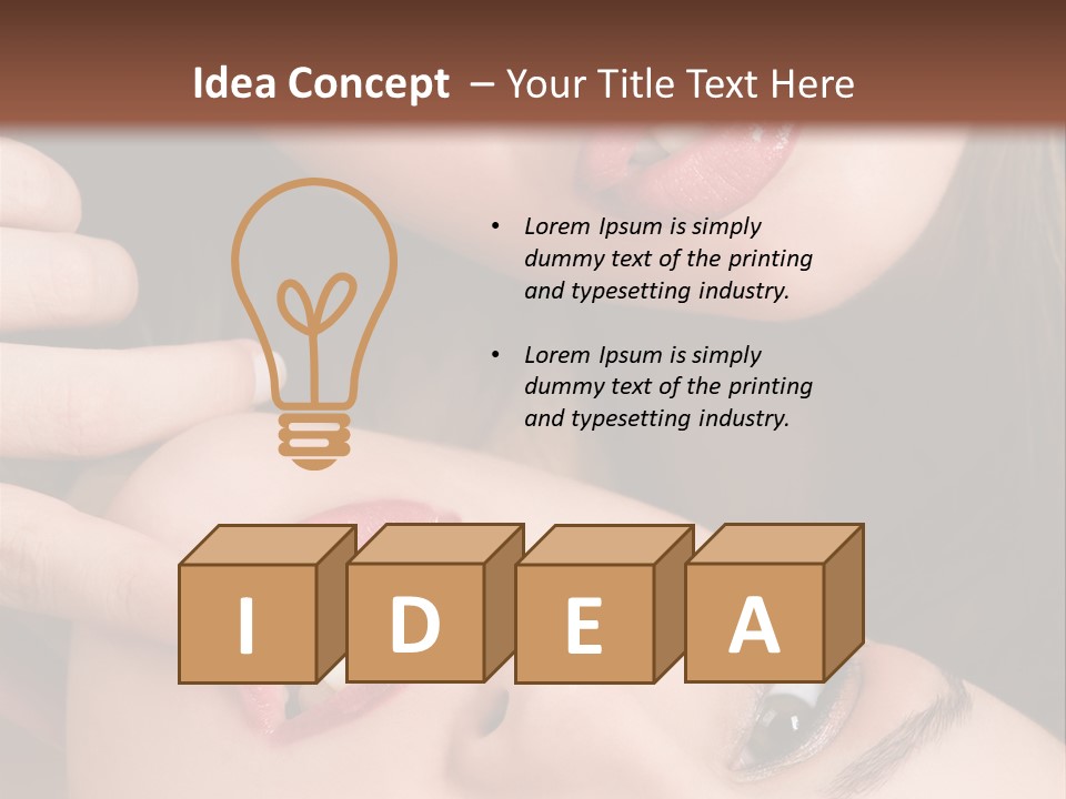 Sensual Skin Lust PowerPoint Template