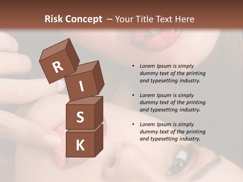 Sensual Skin Lust PowerPoint Template