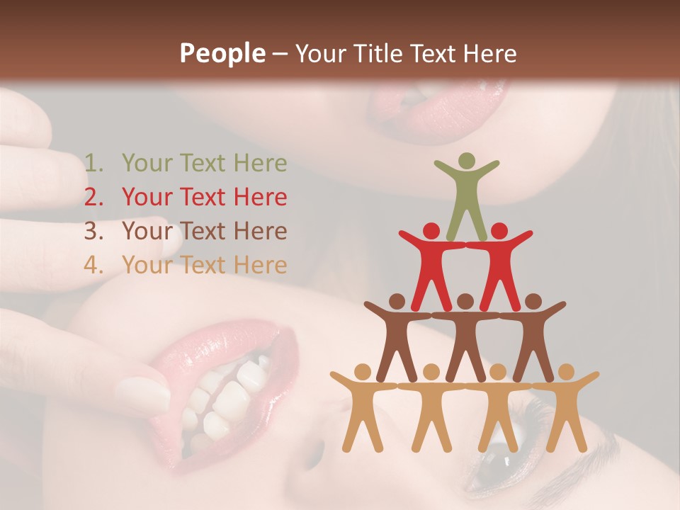 Sensual Skin Lust PowerPoint Template