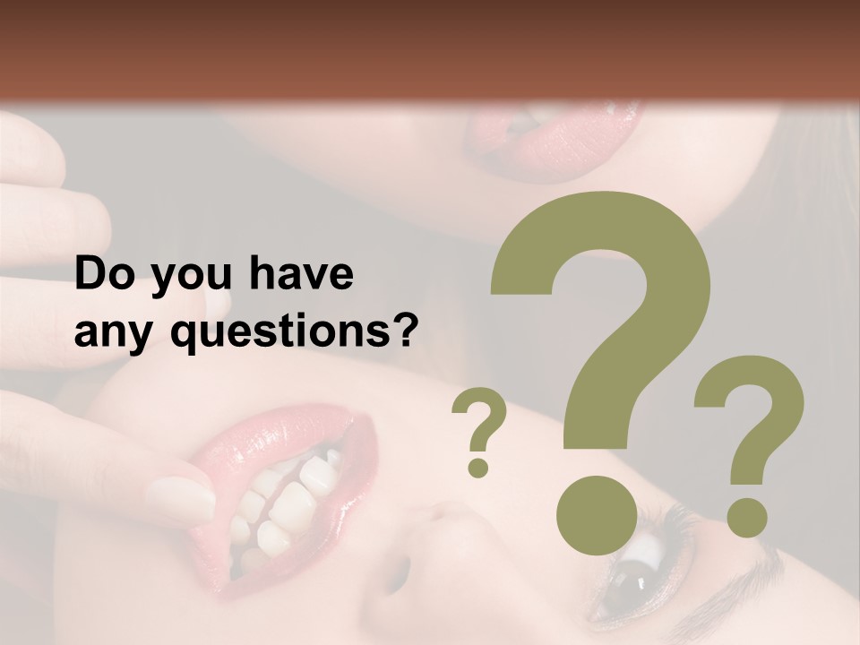 Sensual Skin Lust PowerPoint Template