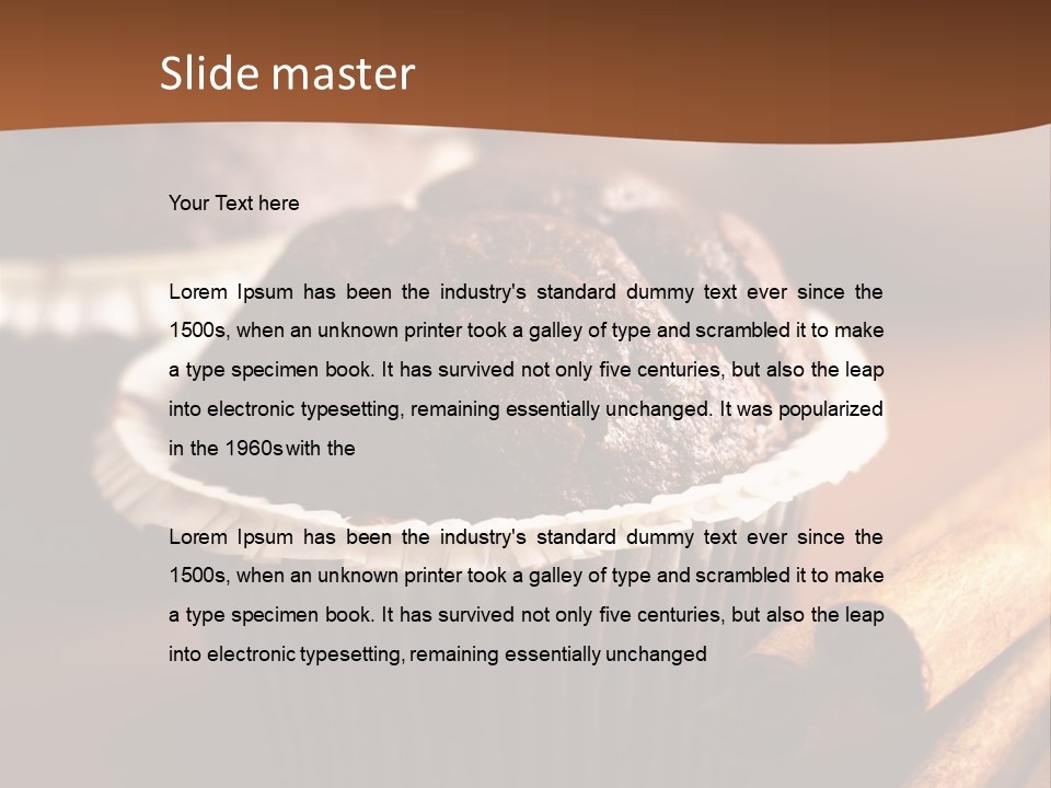 Muffins PowerPoint Template