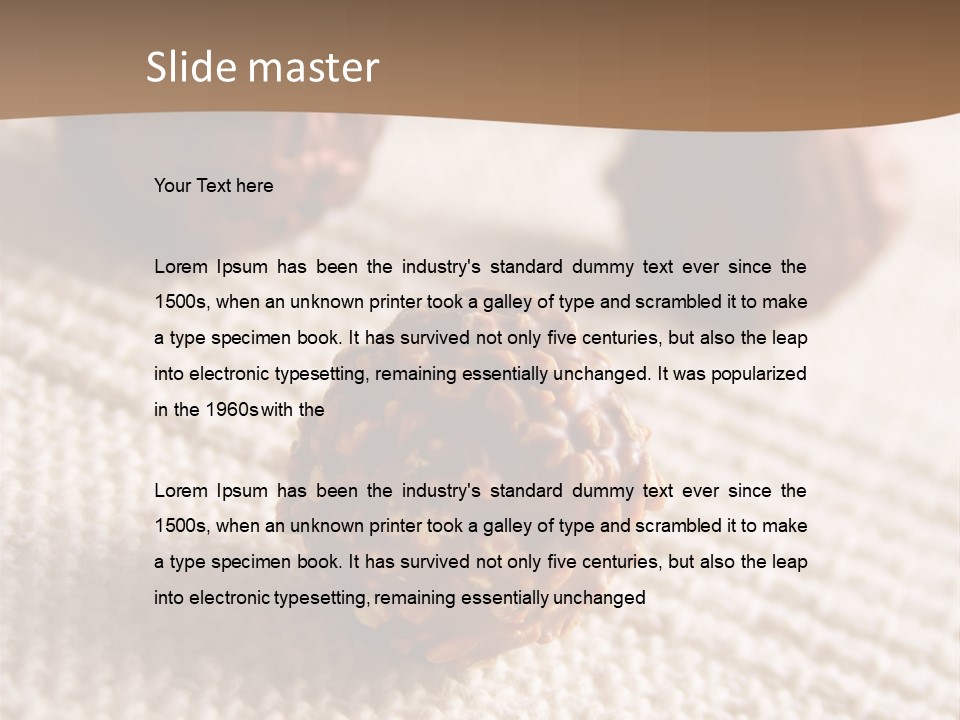 Chocolate Candy Brands PowerPoint Template