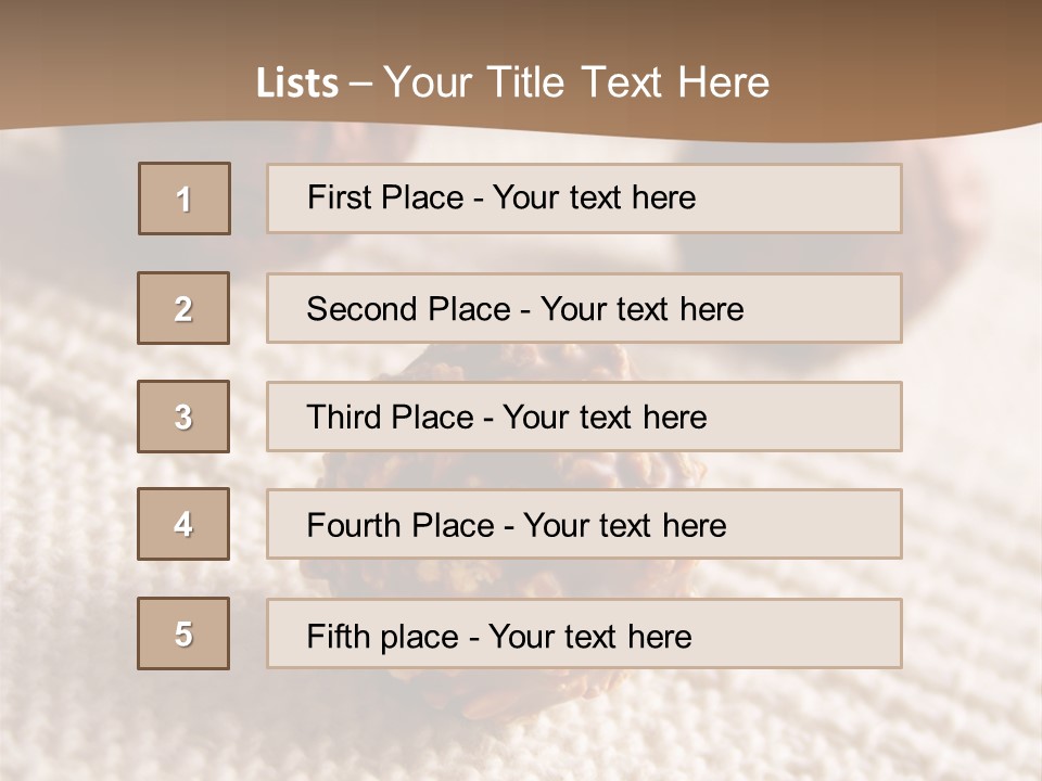 Chocolate Candy Brands PowerPoint Template