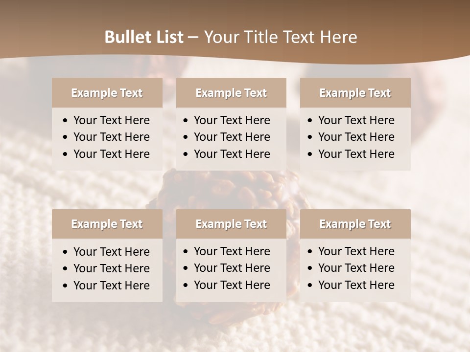Chocolate Candy Brands PowerPoint Template