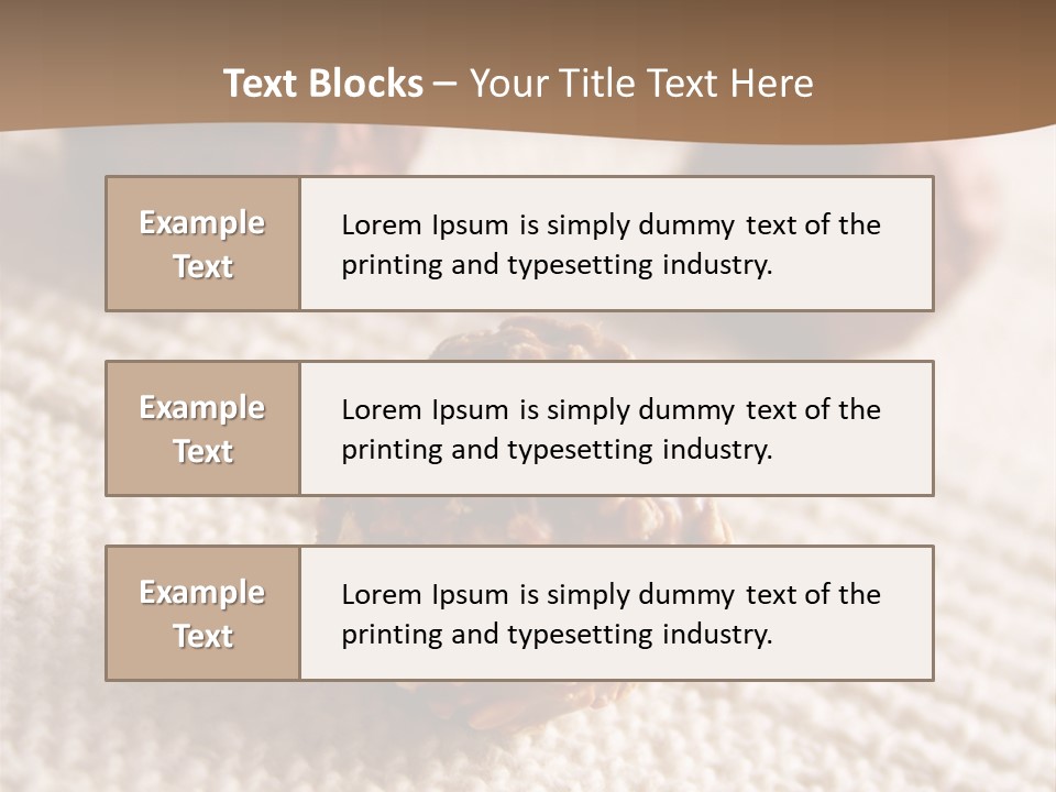 Chocolate Candy Brands PowerPoint Template