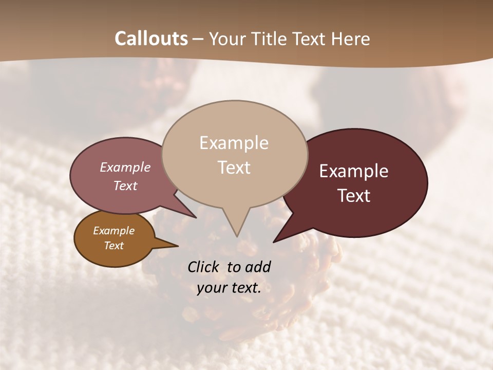 Chocolate Candy Brands PowerPoint Template