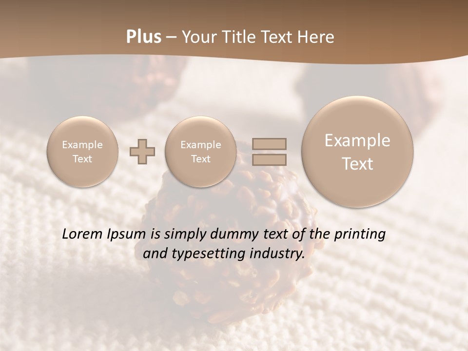 Chocolate Candy Brands PowerPoint Template