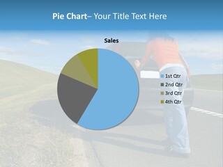 Pushing Car PowerPoint Template