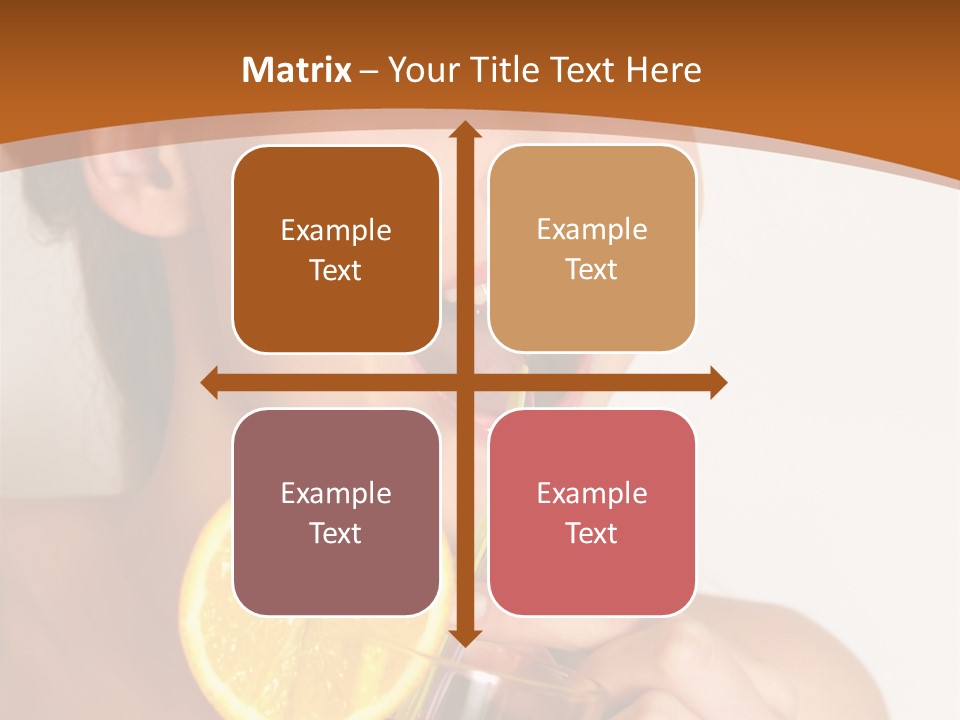 Health Care Face Pleasure PowerPoint Template