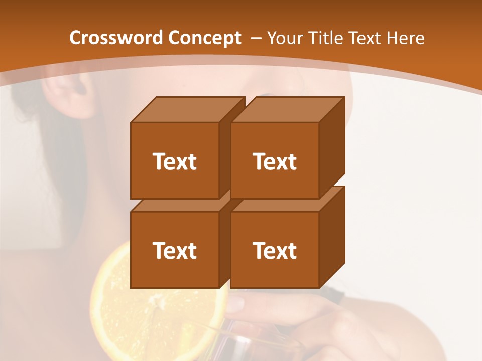 Health Care Face Pleasure PowerPoint Template