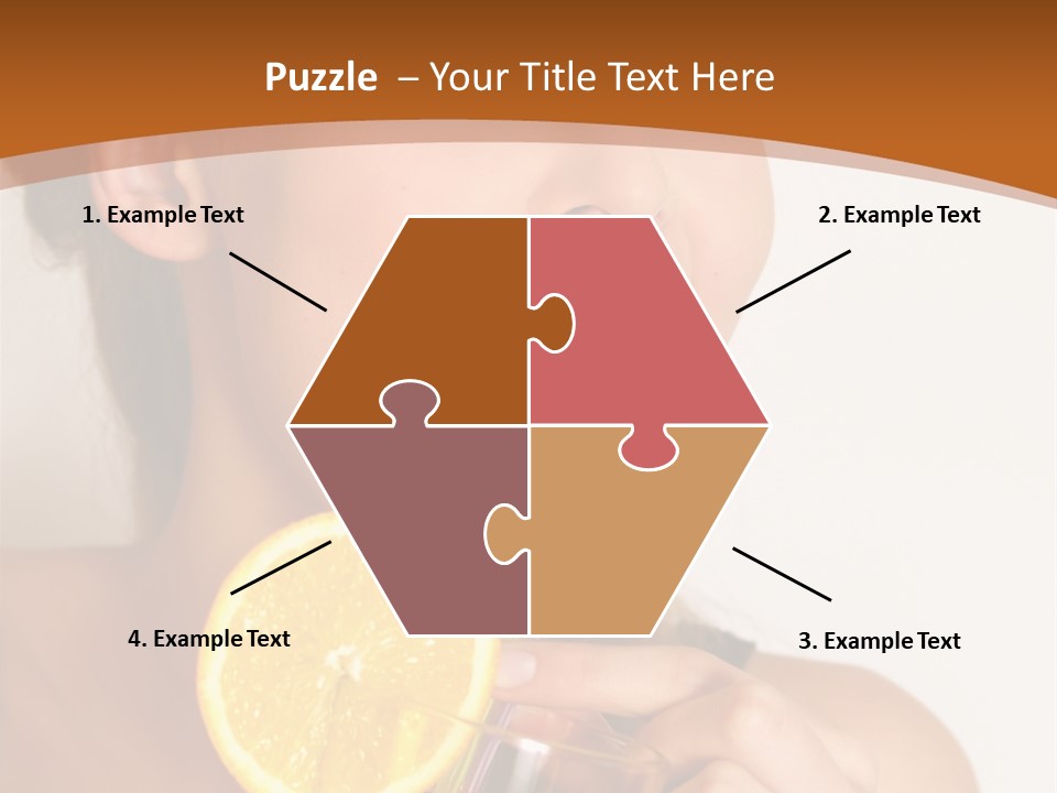 Health Care Face Pleasure PowerPoint Template
