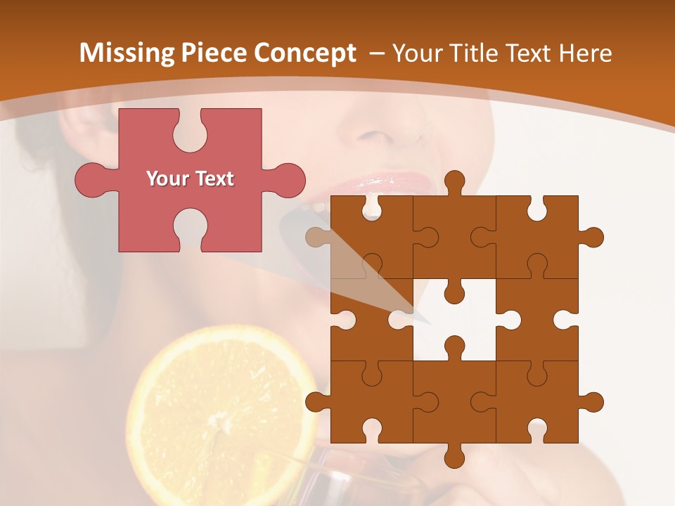 Health Care Face Pleasure PowerPoint Template