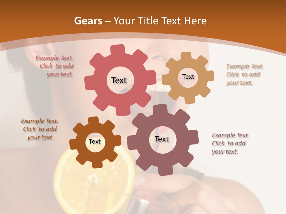 Health Care Face Pleasure PowerPoint Template