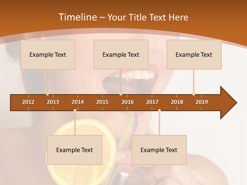 Health Care Face Pleasure PowerPoint Template