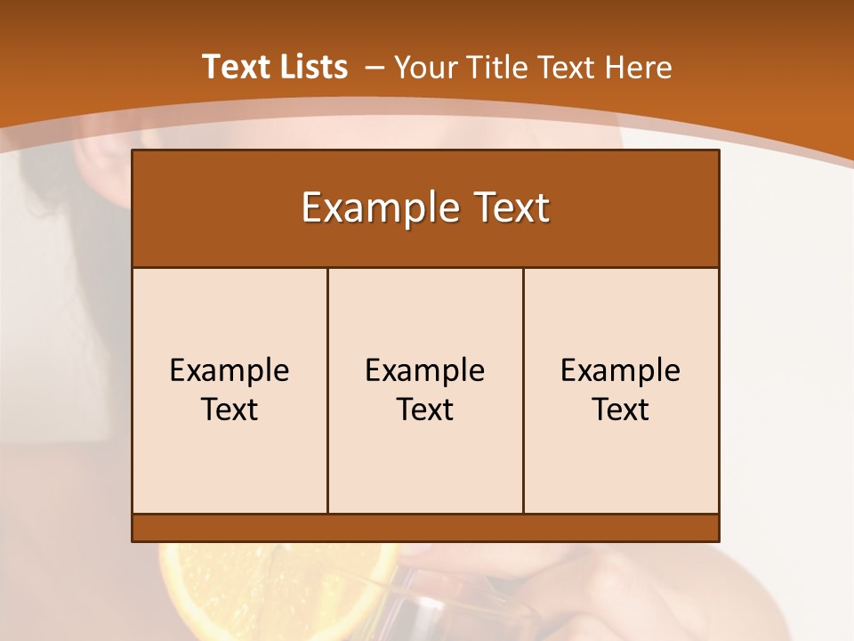 Health Care Face Pleasure PowerPoint Template