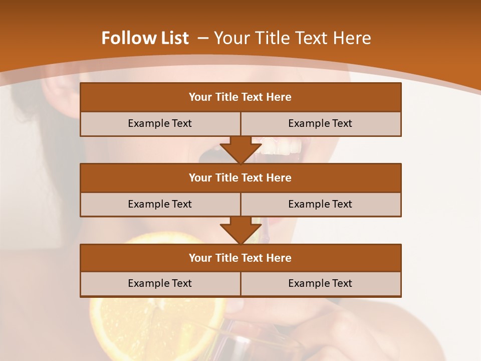 Health Care Face Pleasure PowerPoint Template