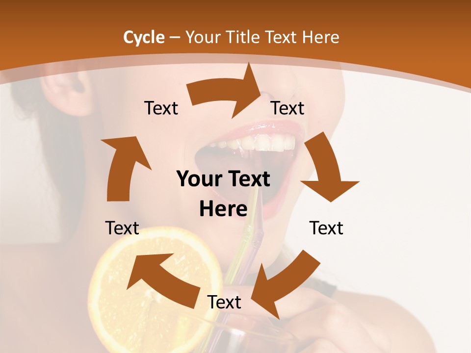 Health Care Face Pleasure PowerPoint Template