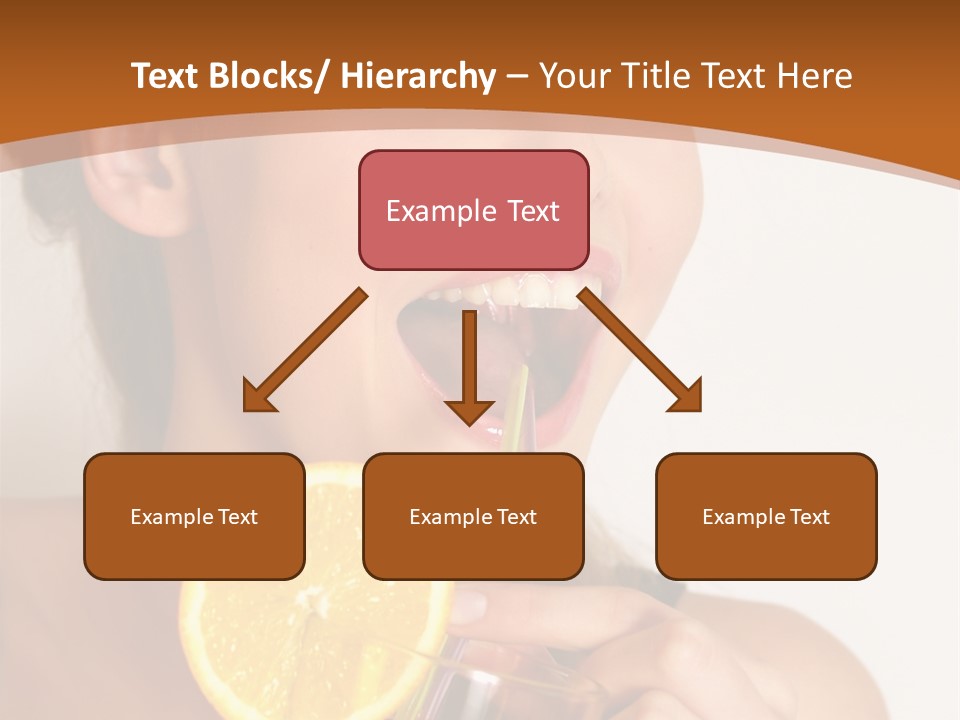 Health Care Face Pleasure PowerPoint Template