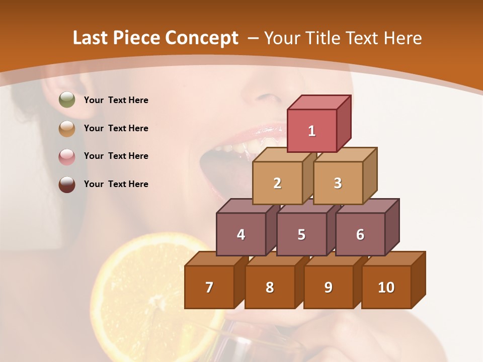 Health Care Face Pleasure PowerPoint Template