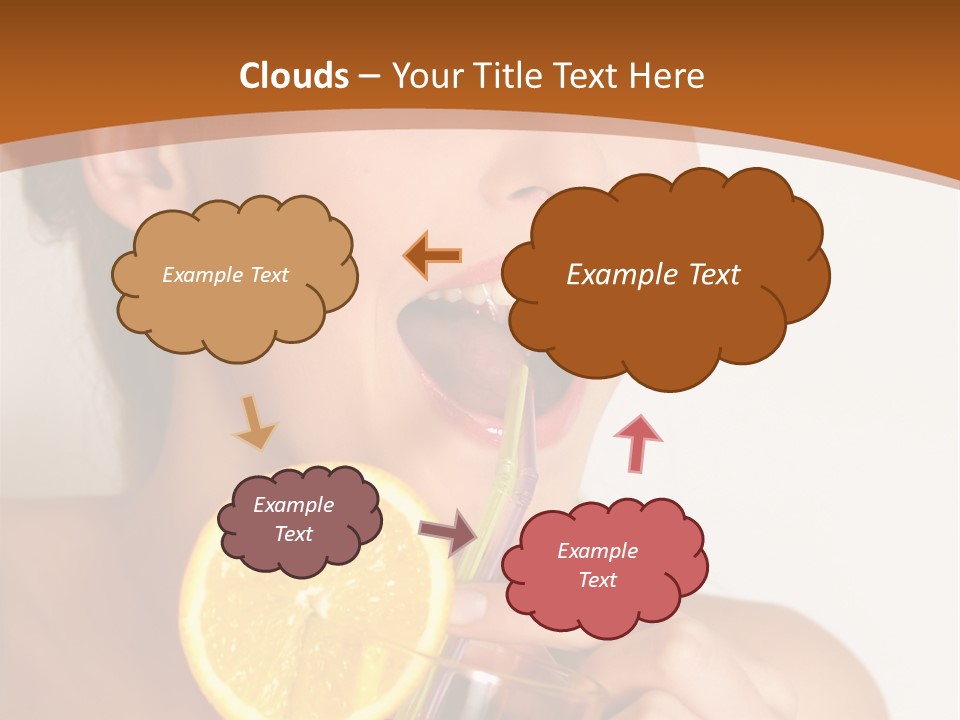Health Care Face Pleasure PowerPoint Template