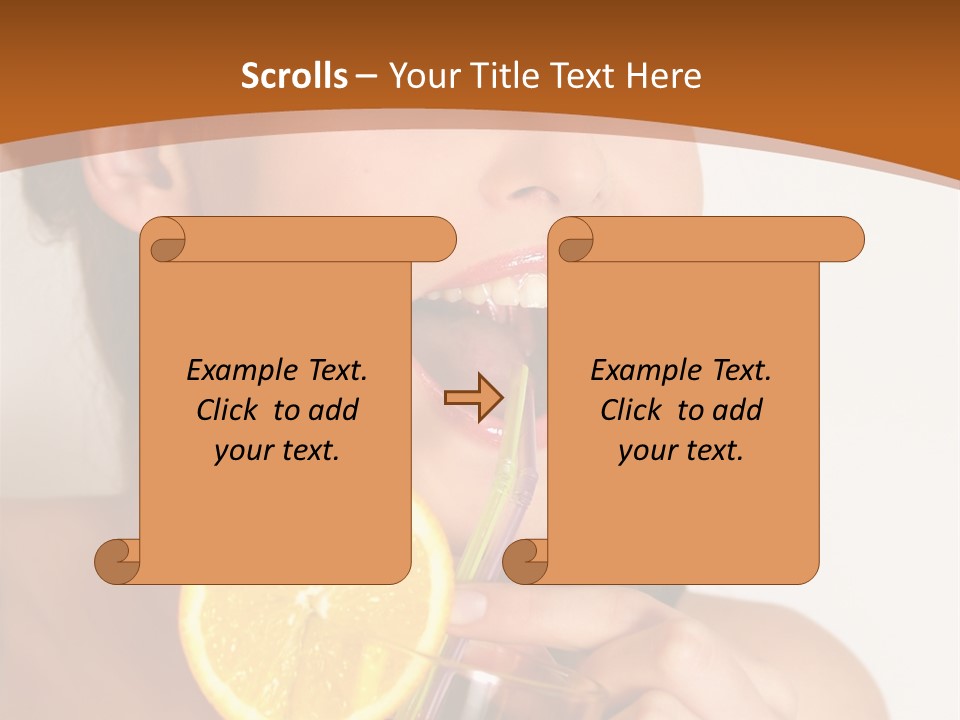 Health Care Face Pleasure PowerPoint Template