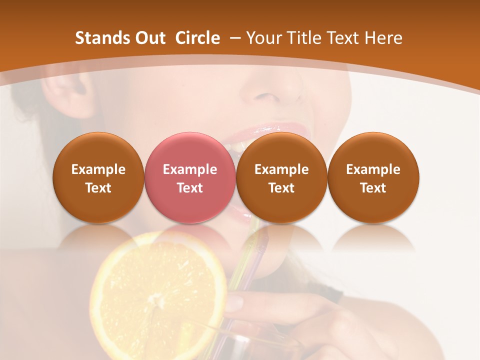 Health Care Face Pleasure PowerPoint Template