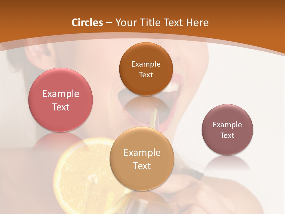 Health Care Face Pleasure PowerPoint Template