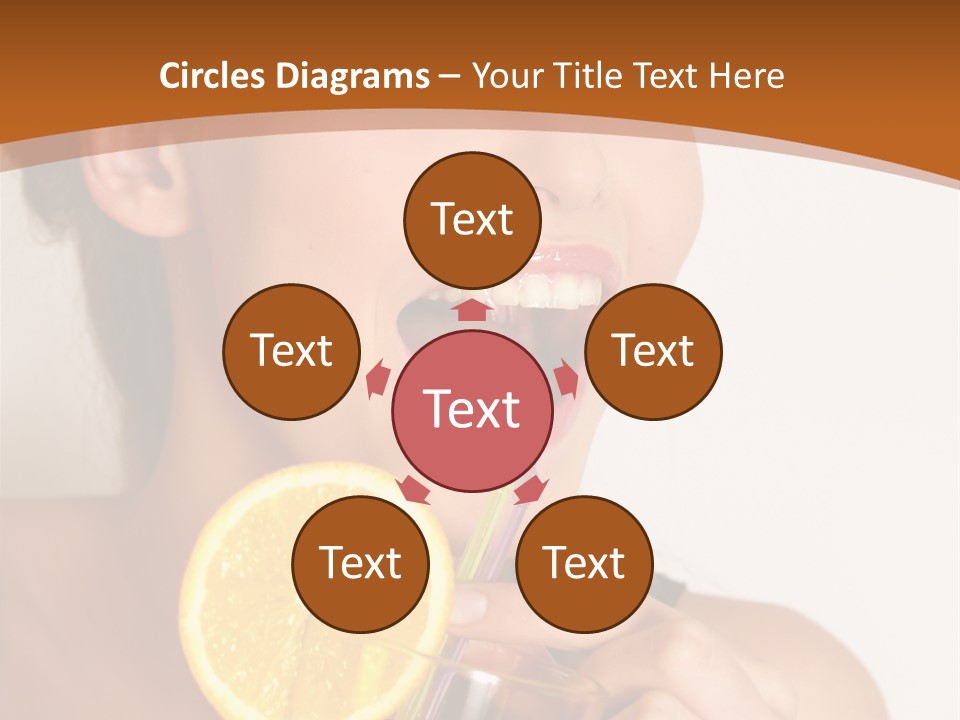 Health Care Face Pleasure PowerPoint Template