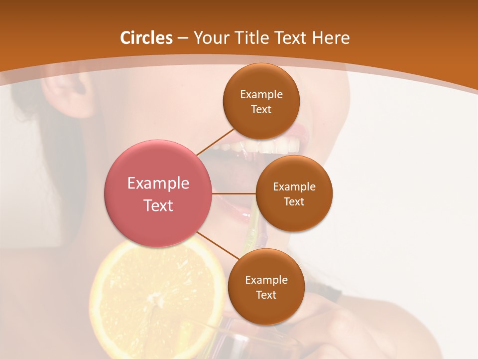 Health Care Face Pleasure PowerPoint Template