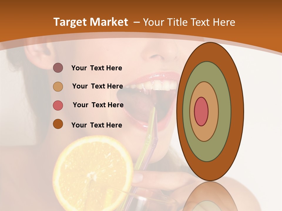 Health Care Face Pleasure PowerPoint Template