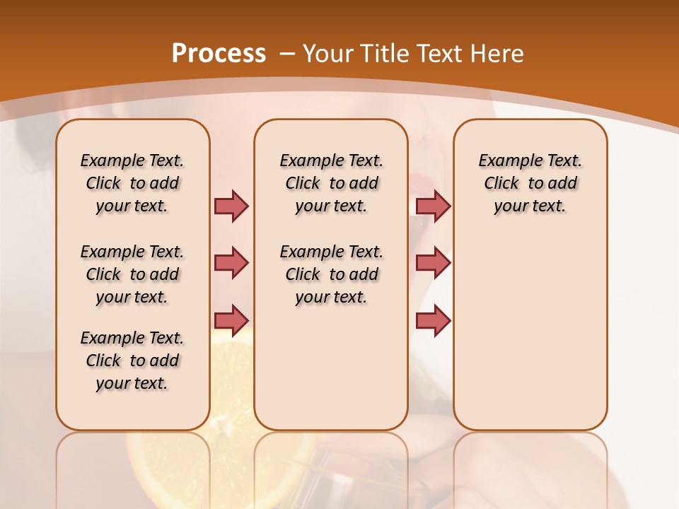 Health Care Face Pleasure PowerPoint Template