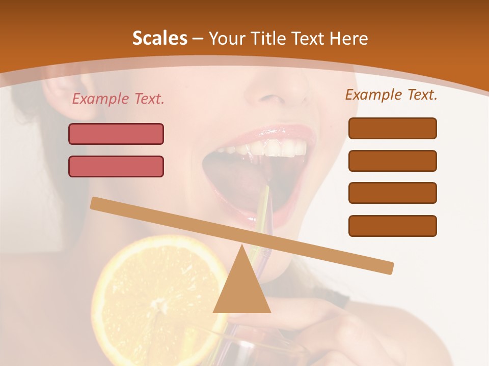 Health Care Face Pleasure PowerPoint Template