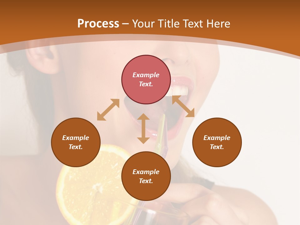 Health Care Face Pleasure PowerPoint Template