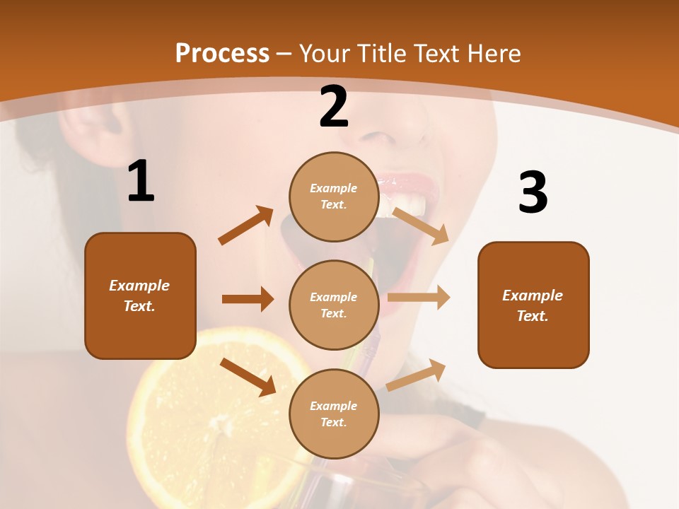 Health Care Face Pleasure PowerPoint Template