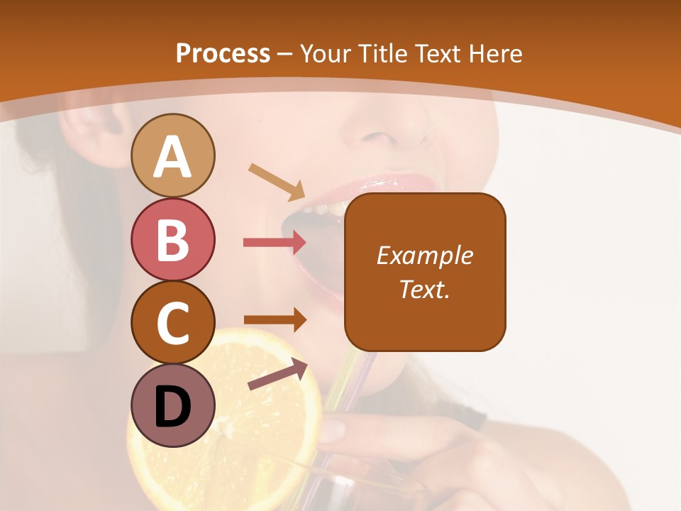 Health Care Face Pleasure PowerPoint Template