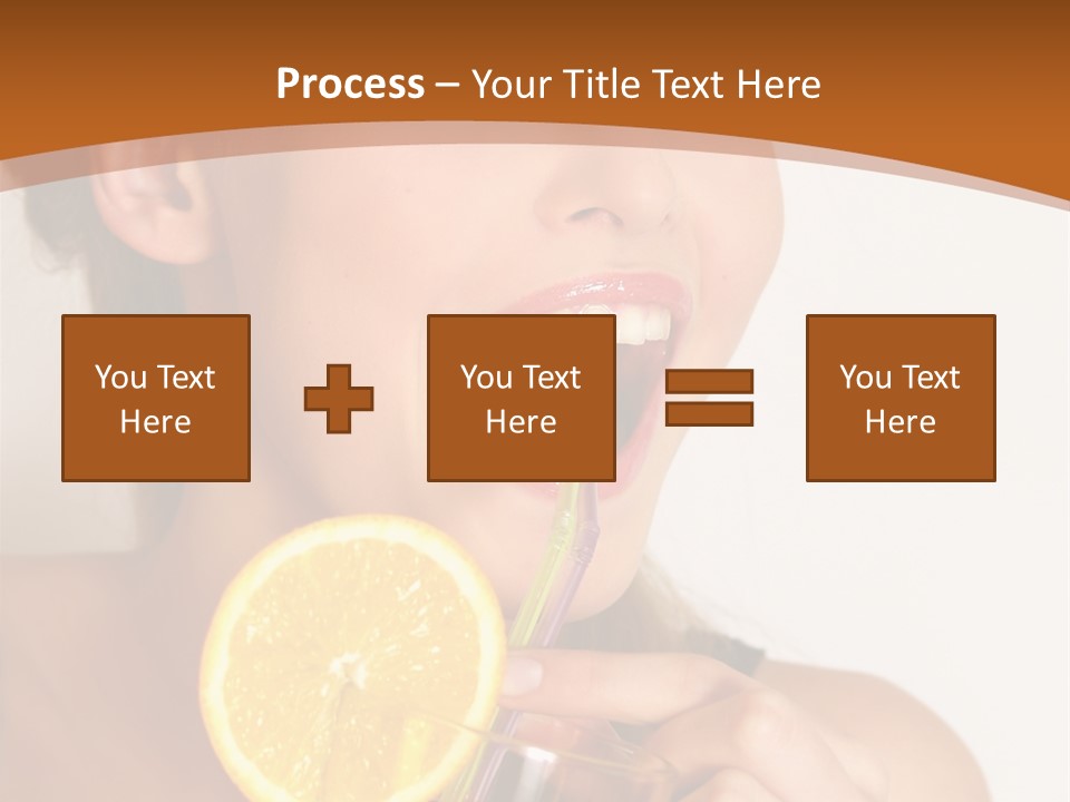 Health Care Face Pleasure PowerPoint Template